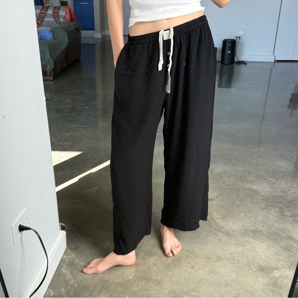 Country Textile Black Culotte Pants - Picture 2 of 9